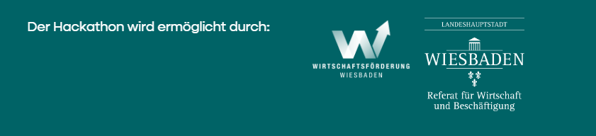 Der Hackathon wird ermöglicht durch die Wirtschaftsförderung Wiesbaden / Landeshauptstadt Wiesbaden, Referat für Wirtschaft und Beschäftigung